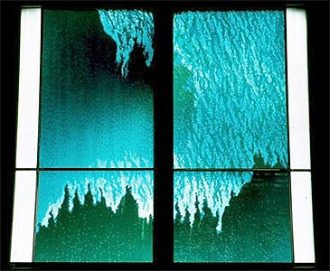 image, Closeup of earth window.