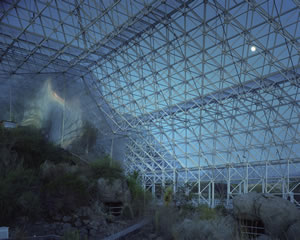 Biosphere 2 / Desert and moon, 2009
