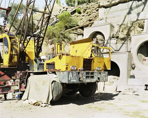 Arcosanti / Paul, Maintenance, In Construction of Pool Foundation, 2009