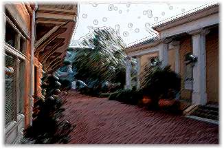 Celebration courtyard.