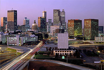 Downtown Atlanta.