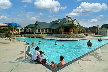 Tributary pool and activity center.