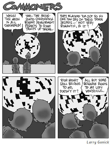 Commoners comic strip by Karry Gonick