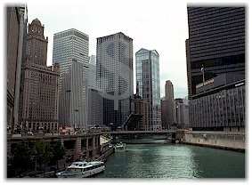 Chicago, Illinois and the Chicago River