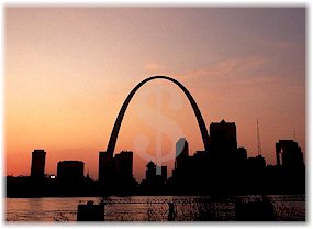 Saint Louis, Missouri and the Mississippi River