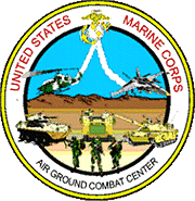 United States Marine Corps, Air Ground Combat Center logo. Courtesy USMC.