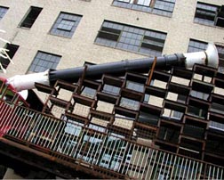 Giant outside slide.