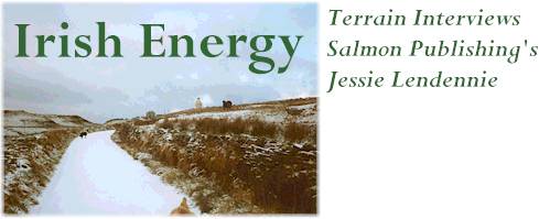 Irish Energy: Terrain Interviews Salmon Publishing's Jessie Lendennie. Photo courtesy Jessie Lendennie.