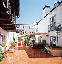 Seven Fountains courtyard.