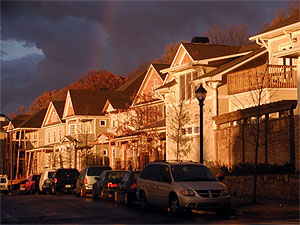 Homes along Hamilton Street.