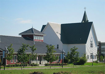 Bradburn Village church and preschool.