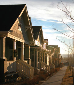 Bradburn Village streetscape.