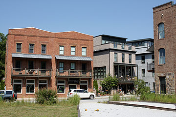 Commercial area in Selborne hamlet.