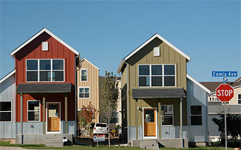 Holiday Neighborhood cottages.