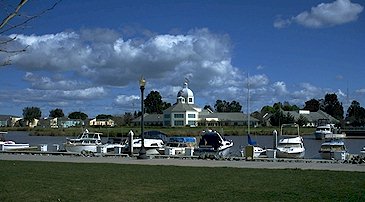Suisun City's Marina with City Hall in the Distance