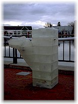 Public art as water fountain