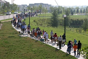 The annual school walk.