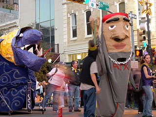 The "Austintatious" 2006 First Night Austin parade. 