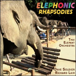 Elephonic Rhapsodies: Thai Elephant Orchestra album cover.