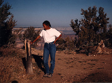 Lauret Savoy at Point Sublime.