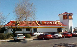 McDonald's in downtown Chicago.