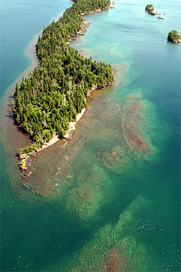 Gneiss Shoals at Shaw Island, Isle Royale National Park. 