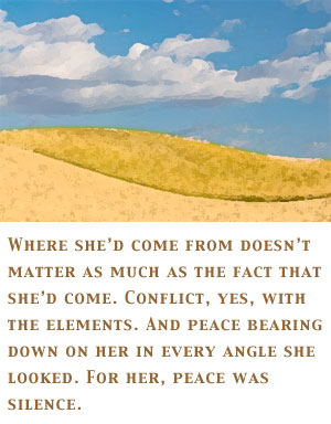 Where she'd come from doesn't matters as much...