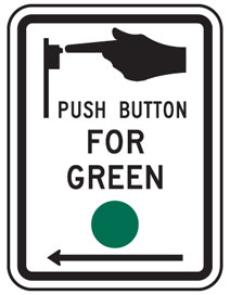 Sign: No pedestrians