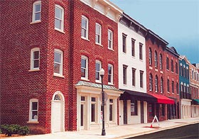 image, Live/Work units in the Lenox Village core.