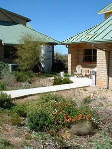 Milagro water harvesting features.