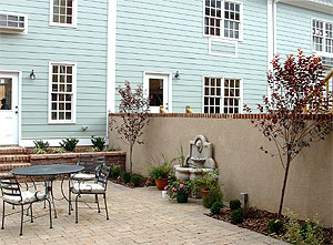 Southside townhomes, rear.