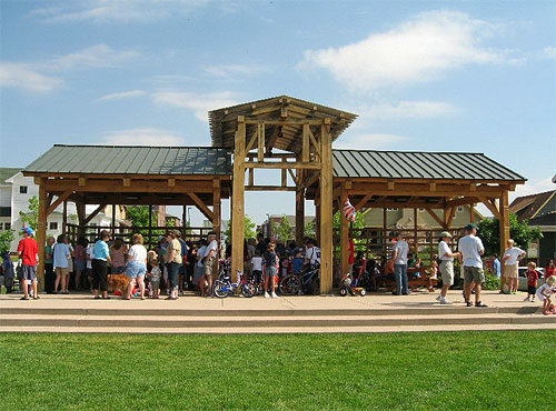 Bradburn park structure.