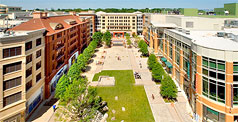 Plaza viewed from clocktower.