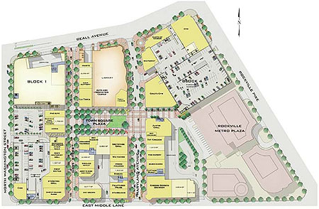 Rockville Town Center Site Plan