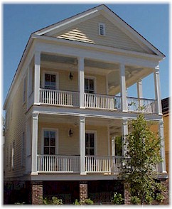 Traditional residential architecture.
