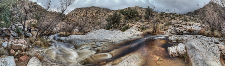 Romero Stream after Rain, Catalina State Park, Arizona, 2013