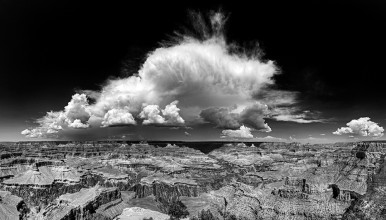 Grand Canyon and Storm Clouds, Arizona, 2013