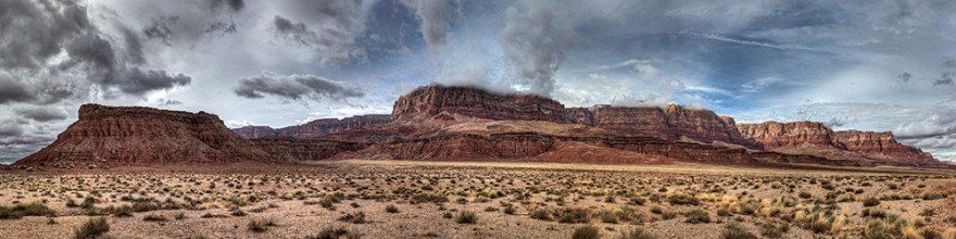 Vermillion Cliffs and Clearing Clouds, Arizona, 2013