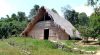 Hut in Brazil rainforest
