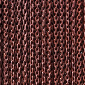 A wall made of chains