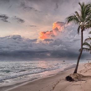 Beach at sunset