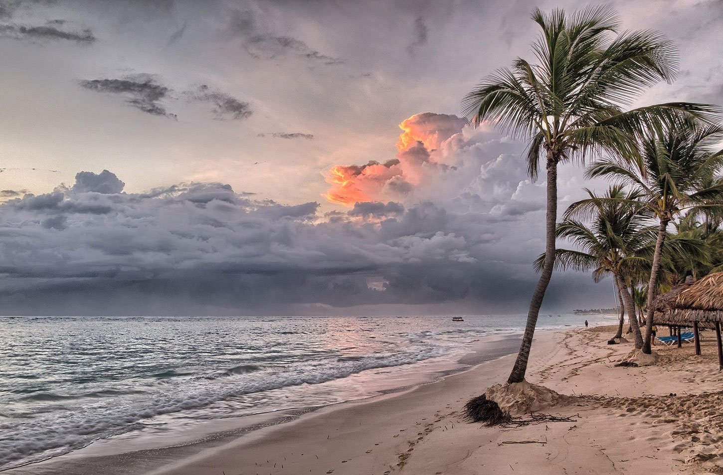 Beach at sunset