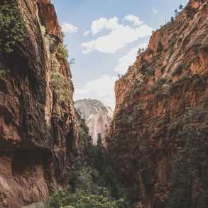 Gorge in the Rocky Mountains