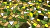 Green and yellow mosaic