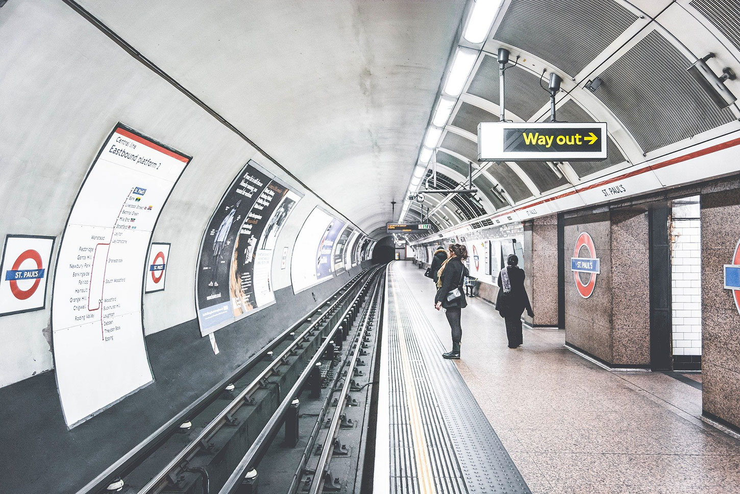 A London subway station