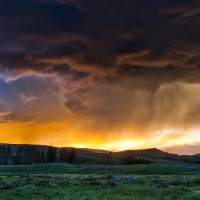 Storm at Yellowstone