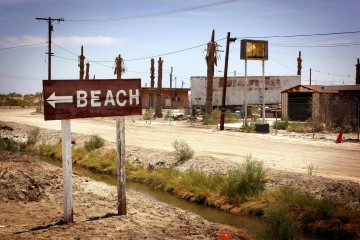 Salton City BEACH sign