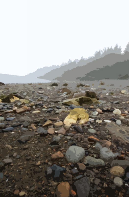 Rocky Maine beach
