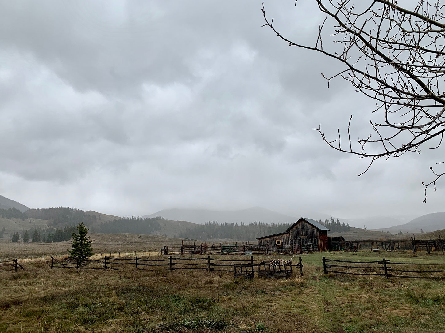 Ranch in high country Colorado