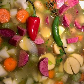 Pam's chicken chile stew